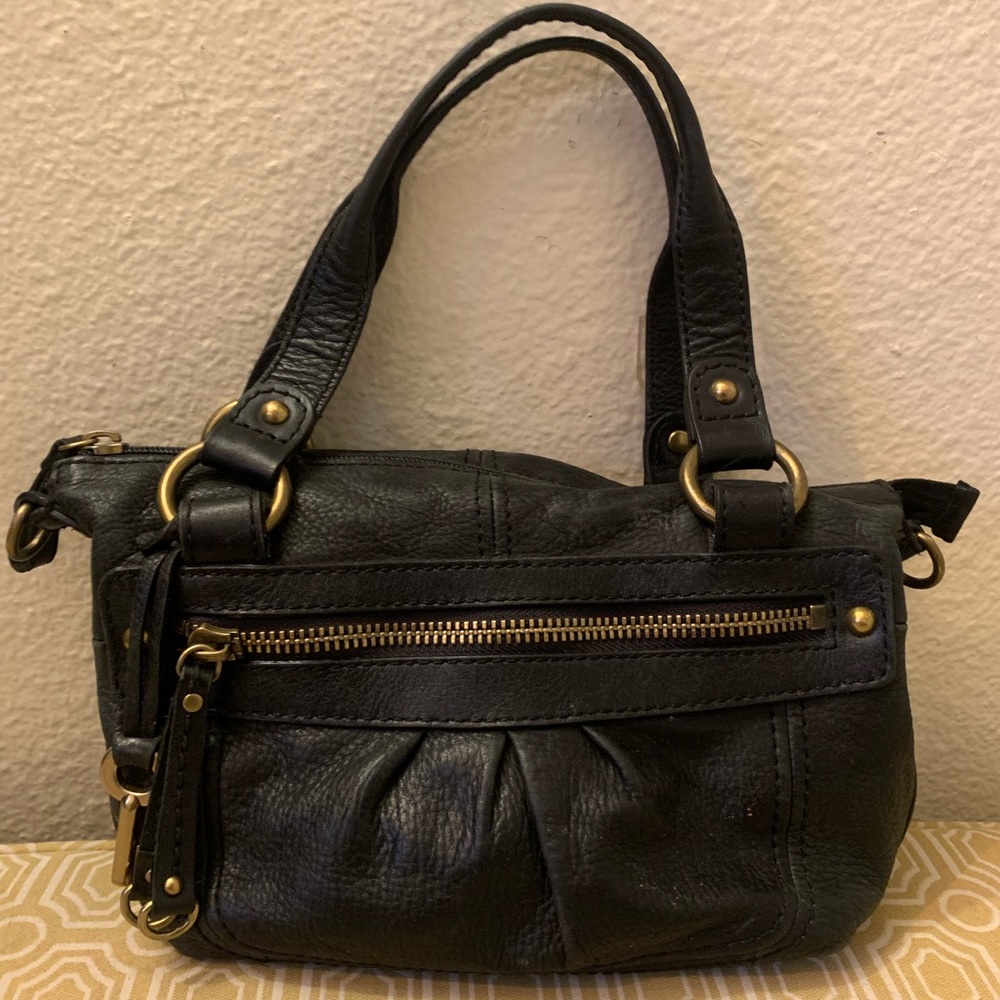 Small black fossil purse.